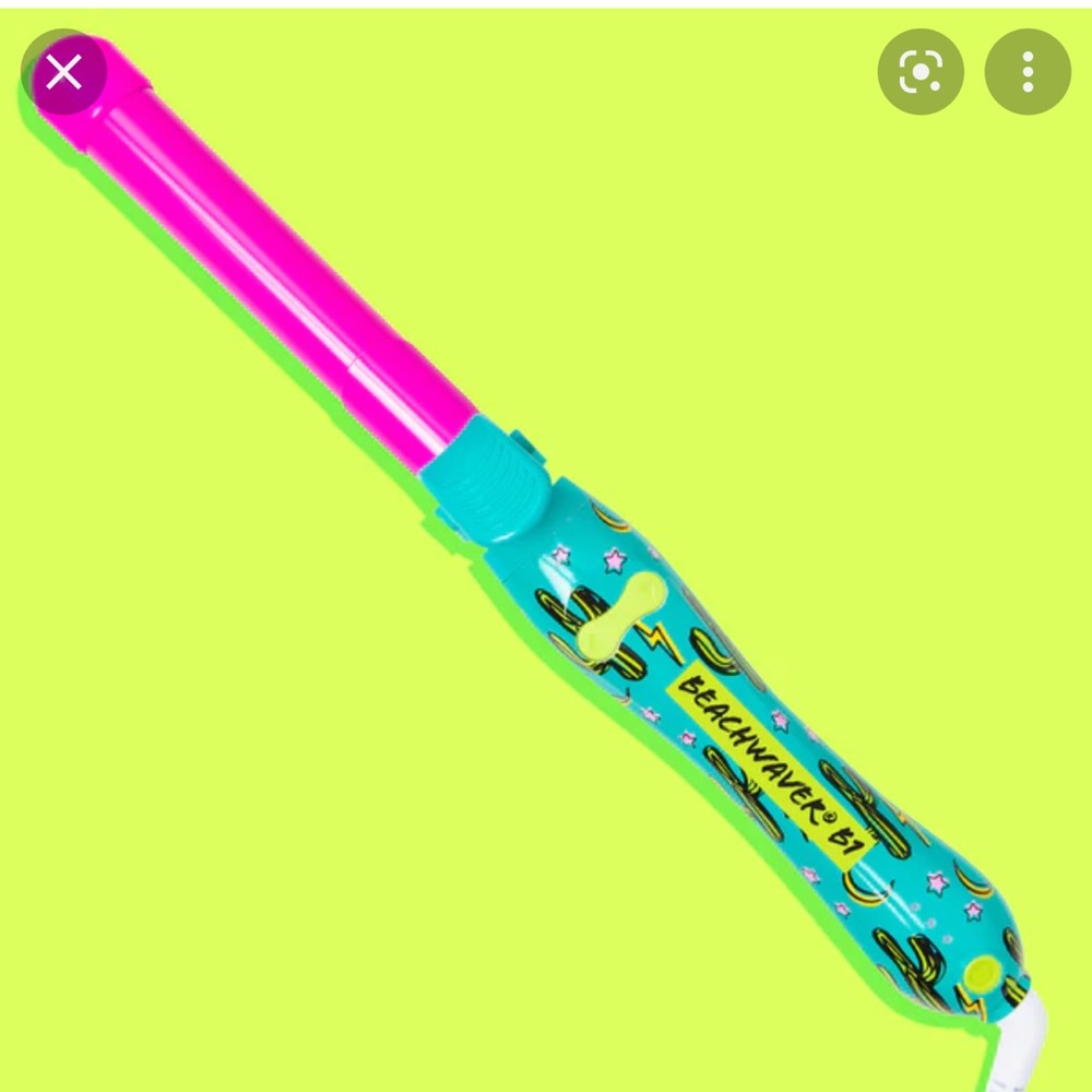 Pink and Blue Curling Iron